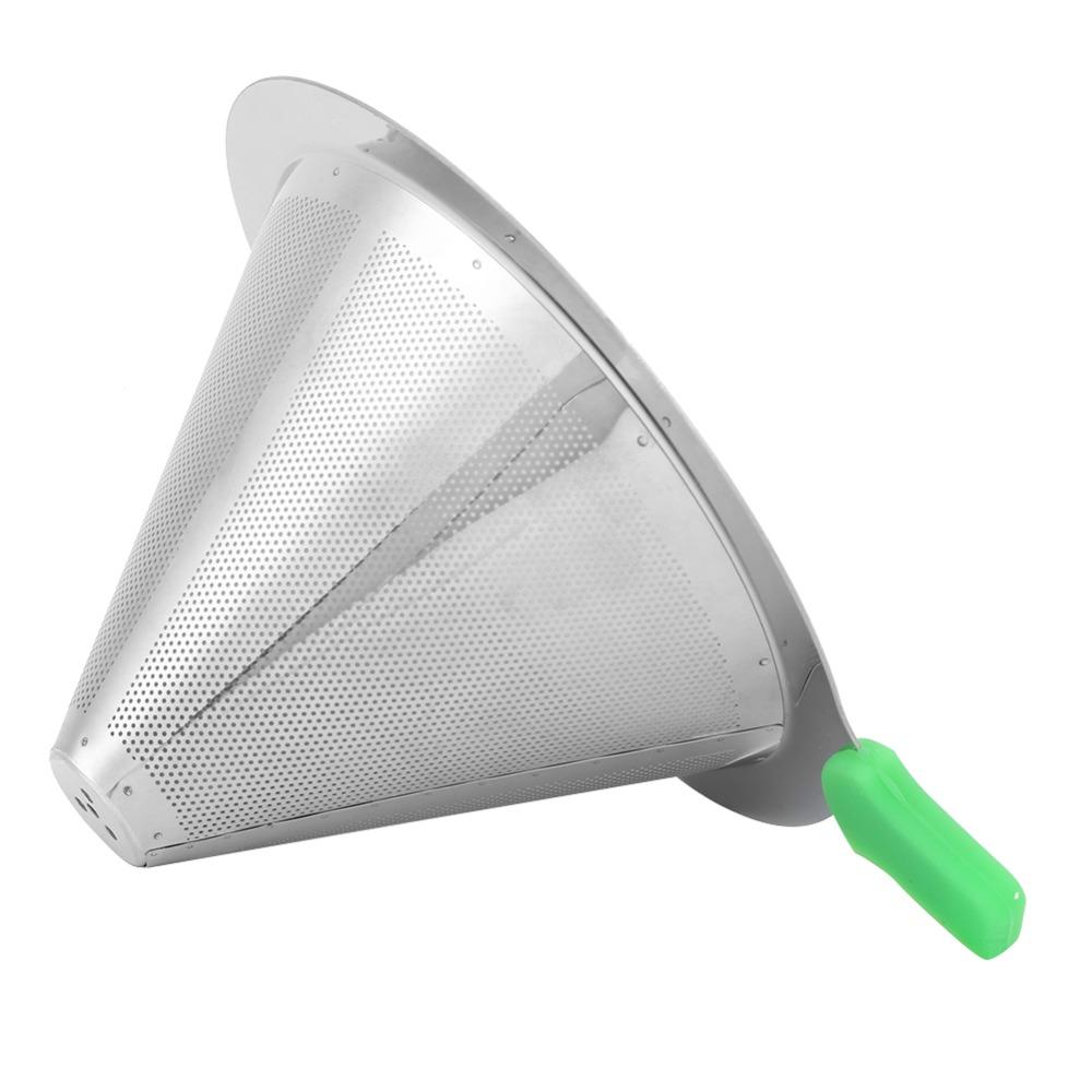 Stainless Steel Pour Over Coffee Filter Double Layer Drip Coffee Maker Coffee Drip Cone Home Use