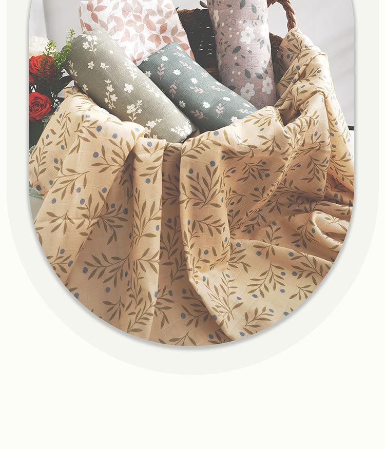 Kangobaby Pure Cotton Double Layer Baby Blanket & Swaddle
