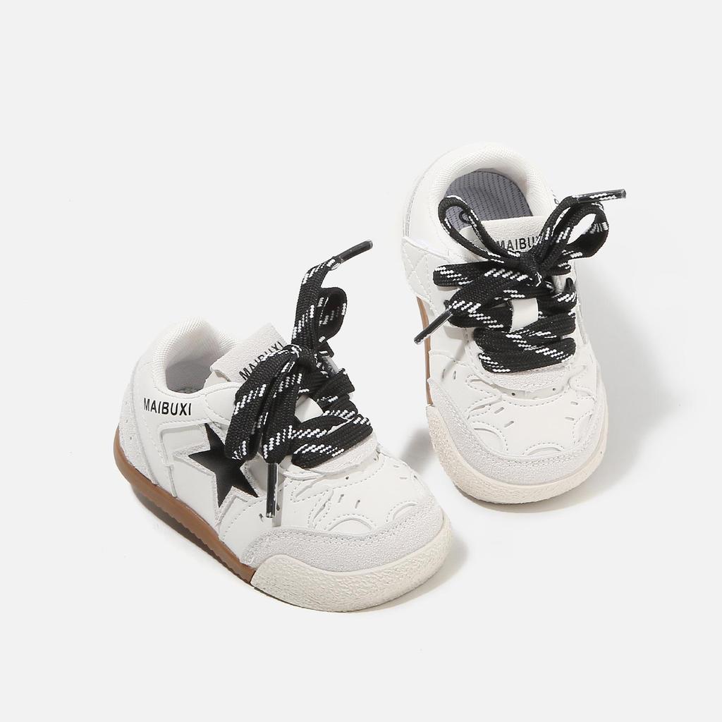 Spring 2026 Baby's First Walker Soft Sole Shoes - Non-Slip Casual Skate Shoes for Boys & Girls