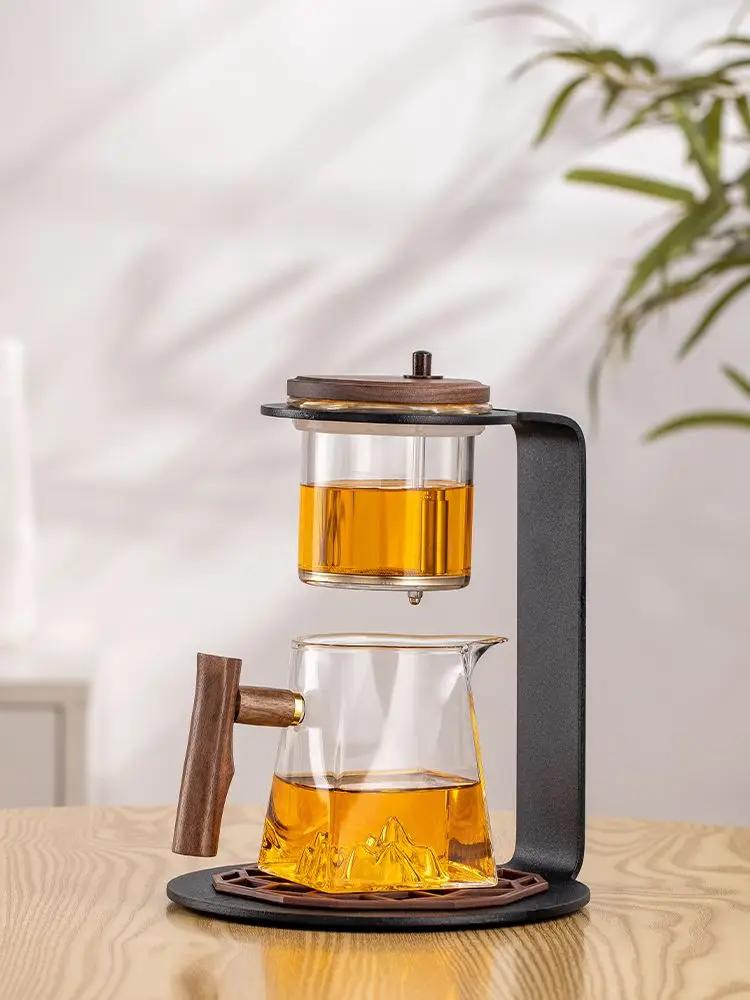 Tea Set Glass Automatic Kung Fu Tea Cup Home Filter Tea Teapot Flowing Cup