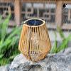 Outdoor Solar Lantern IP65 Waterproof Solar Hanging Lantern Light Outside Big Rattan Solar Light for Yard Garden Home Decoration