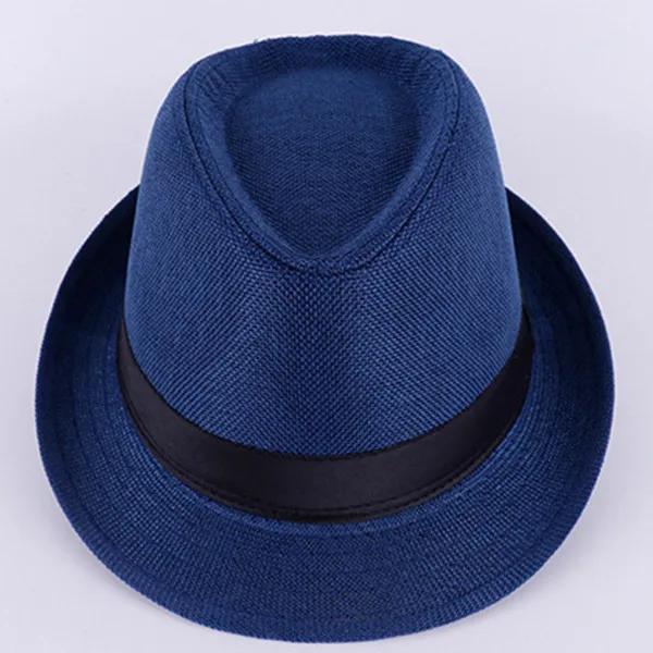 Men's Handsome Hats Jazz Cotton Linen Pure Hat Imitation Linen Sun Visor Hat Fashion Accessories