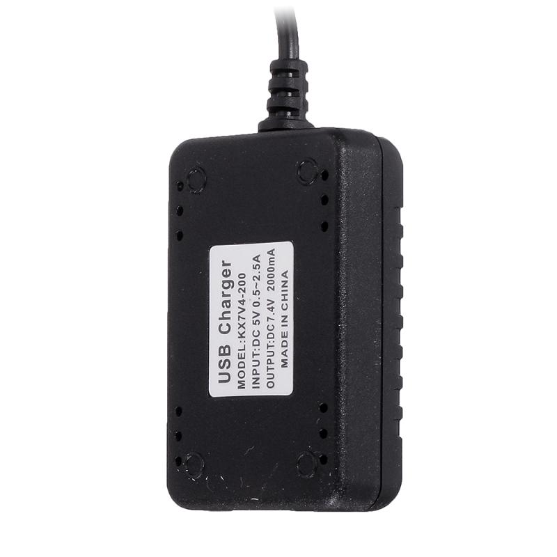 7.4V 2000Mah 5cm XH-3P Quick USB Charger for Wltoys 144001 XK K130 12428 A959 A959-B A979 A979-B