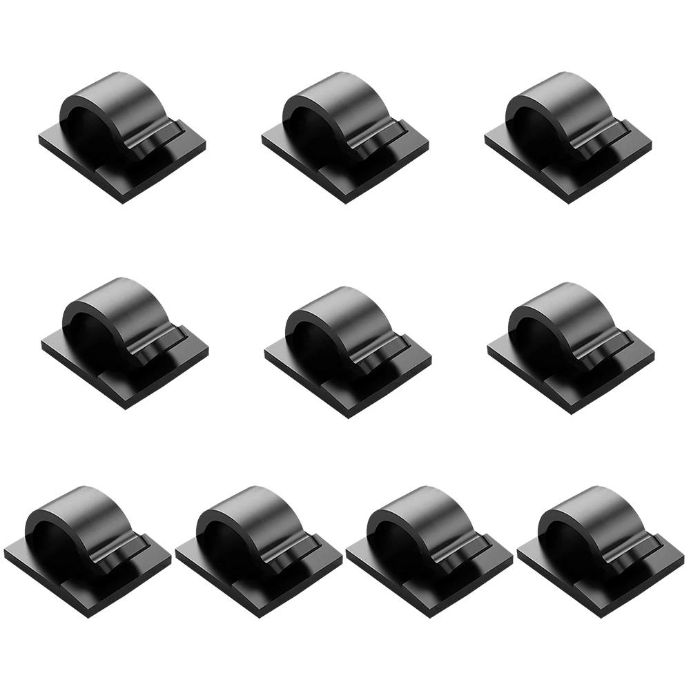 10 Stück Lichterketten-Clips für den Außenbereich mit wasserdichten Klebestreifen, Ornamenthaken für den Außenbereich, UV-beständige Seilhalter