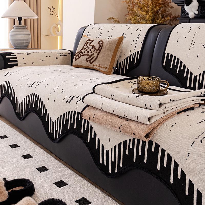 2025 High-End Non-Slip Universal Sofa Cushion for Three-Seater with Straight Backrest