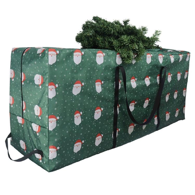 Large Capacity Tree Preservation Bag Waterproof Wreath Pouch Holiday Decoration Holder with Strong Handles and Zippers