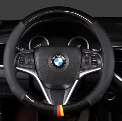 Szénszálas bőr autó kormányburkolat 38cm BMW X1 X2 X3 X4 E84 F84 F39 E83 F25 G01 F97 F26 G02 F98 Autótartozékok