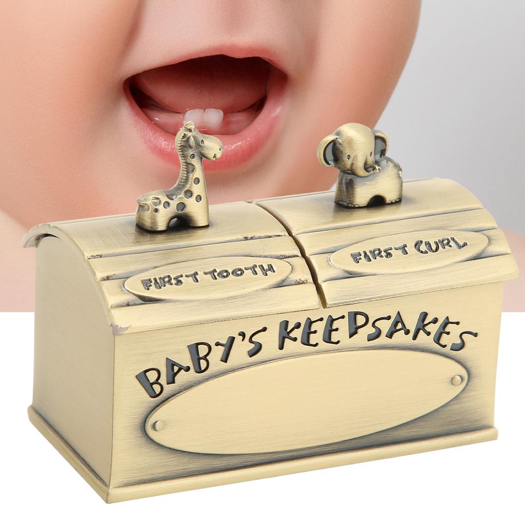 Baby Keepsake Box European   Rust Resistance Beautiful Appearance Tooth Fairy Gifts for Little Children