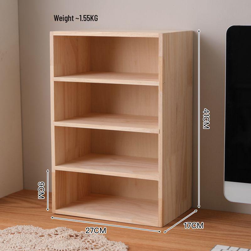 Mehrschichtiges Desktop-Bücherregal zur Aufbewahrung für Zuhause, Schlafzimmer oder Studenten