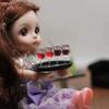 10 Teile/satz Wasser Tasse Puppenhaus Wein Glas Puppenhaus Miniatur Glas Tasse 1/6 1/12 Puppenhaus