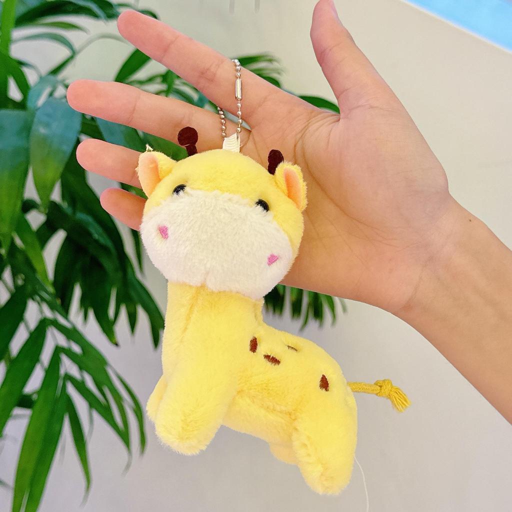 Popular Cartoon Deer Keychain Plush Toy Birthday Gift