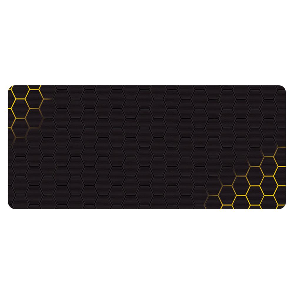 300x800x3mm Honeycomb Pattern Gaming Mouse Pad Rubber Anti-skid Desktop Mat
