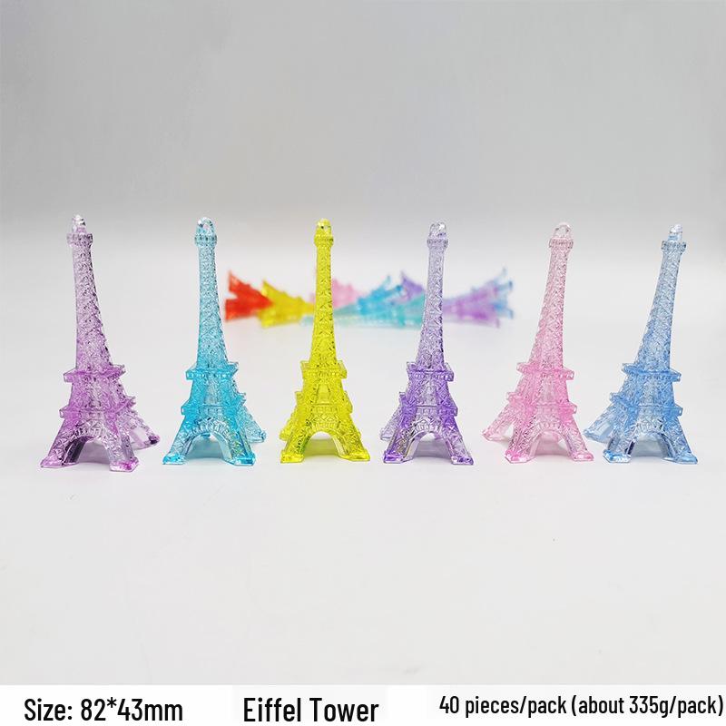 Colorful Mini Acrylic Milk Bottle Cartoon Ornaments - Cute Handmade DIY Decorative Accessories