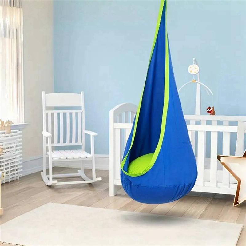 Good-Hanging Chair Portable Parachute Cloth Swing Bed Indoor Courtyard Model With Inflatable Cushion Hanging Chair