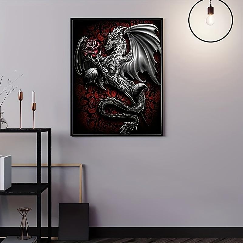 5D DIY Diamond Painting ,Animal Dragon,,Embroidery Kits,Full Rhinestones Diamond Painting, Handmade Home Decor Gifts