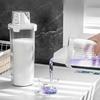 Transparent Laundry Detergent Dispenser Bottle Sealed with Measuring Cup Laundry Powder Storage Box Multipurpose