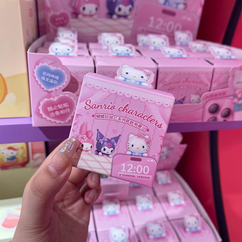 

In Stock Kuromi My Melody Bow Sweetheart Papa Series Blind Box Desktop Mobile Phone Decorative Ornaments Anime Figure Collection