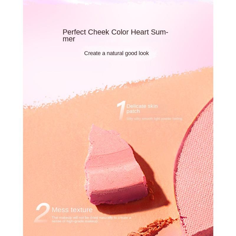 Monochrome Blush Powder Delicate and Smooth Skin Easy To Color for Natural Light Makeup