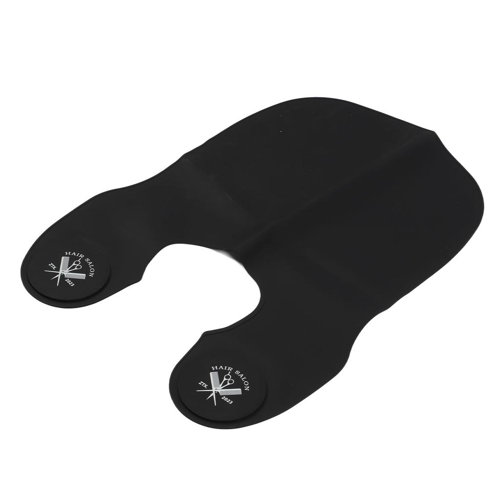 Podložka na stříhání vlasů Černá Vodotěsná Silikonová Velká Velikost Salon Kadeřnictví Stříhací Límec
