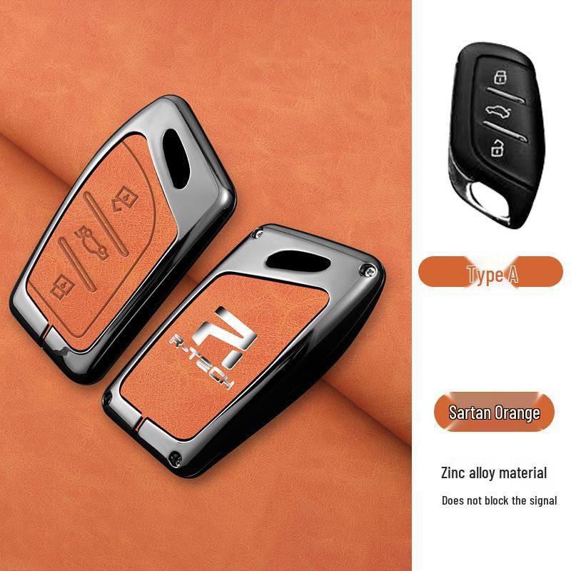 Roewe R7/F7 2023 Premium Schlüsselhülle - Fernbedienungsschale & Schnalle für 22 Modell
