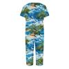 2 Piece Sets For Women Short Sleeve Top And Pants With Pockets Workout Soft  Print Sets