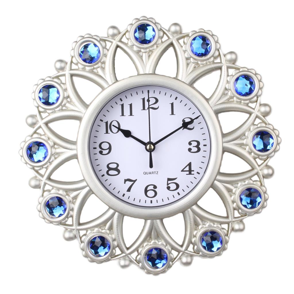 Gold Diamant Leise Wanduhr Wohnzimmer Quarzuhr Schlafzimmer Wanduhr Einfache Uhr Moderne Kreative Heimuhr