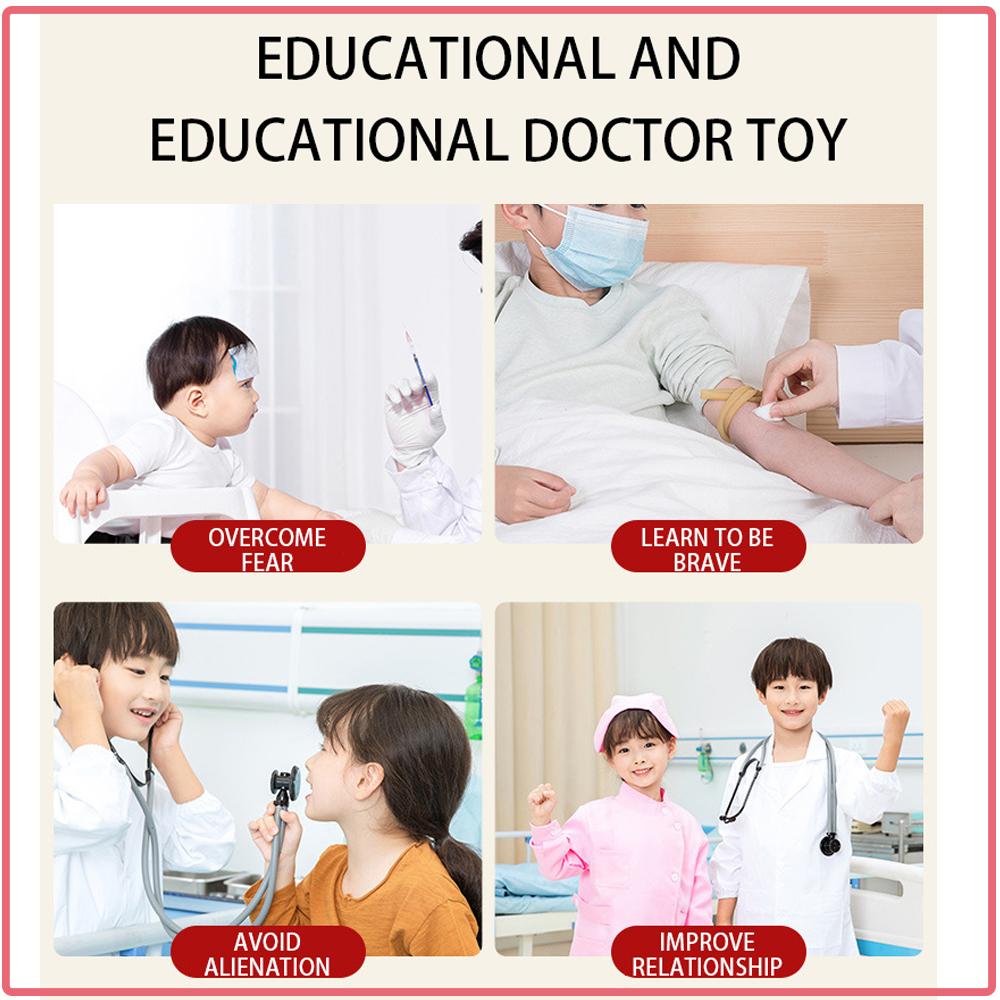 Doctor Toys for Kids 53/31PCS Doctor Pretend Play Set Children Medical Dentist Tools Stethoscope Educational Toy Boy Girl Gift