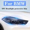 for BMW X1X2X3X4X5X6X7 Pre-cutting Headlight protective film Car Styling blackened Transparent Sticker Accessories anti-scratch