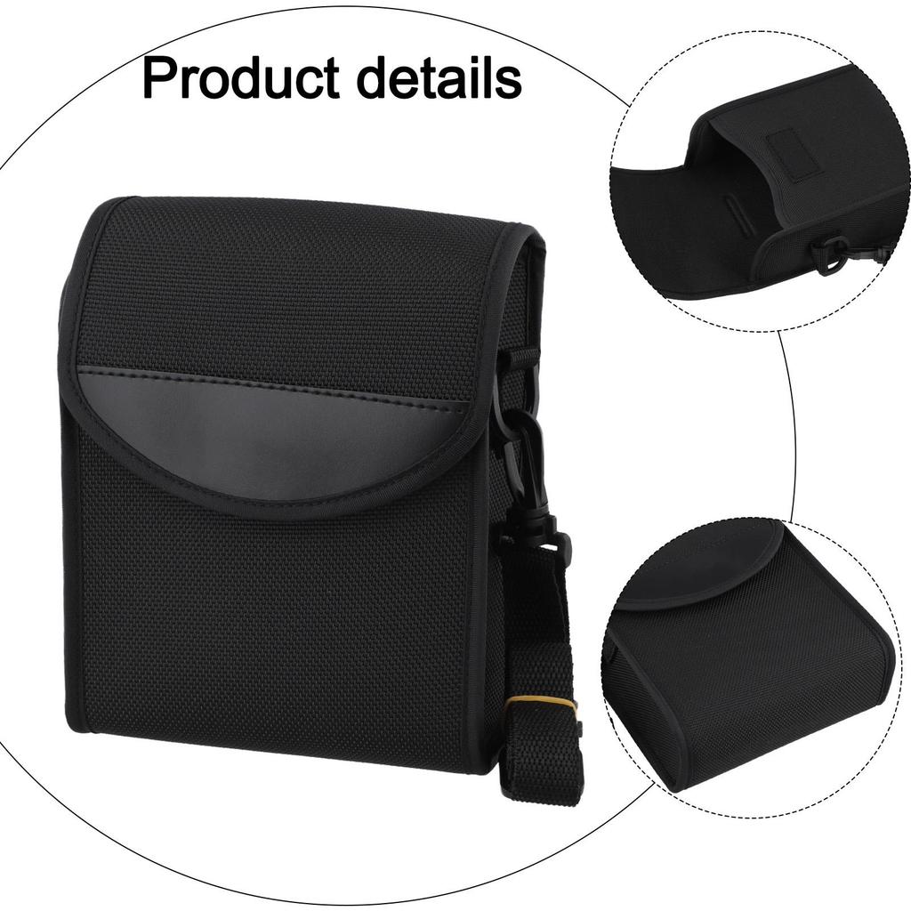 Roof Binoculars Case Cameras Compact Lightweight Cloth Black High Quality