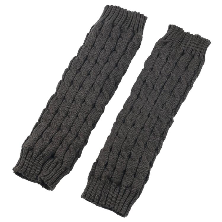 Aquecedor de Perna Feminino Outono Inverno Aquecedor de Perna Tricotado Doce Decorado Ajuste Confortável Mangas de Cima