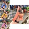 Cartoon Cat Silicone Keychain Cute Gift For Kids And Friends In Various Colors