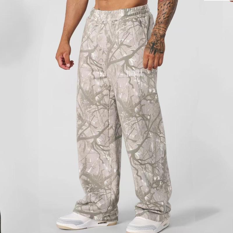 Men's Sweatpants High Street Vintage Hip Hop Print Quick Dry Jogger Pants