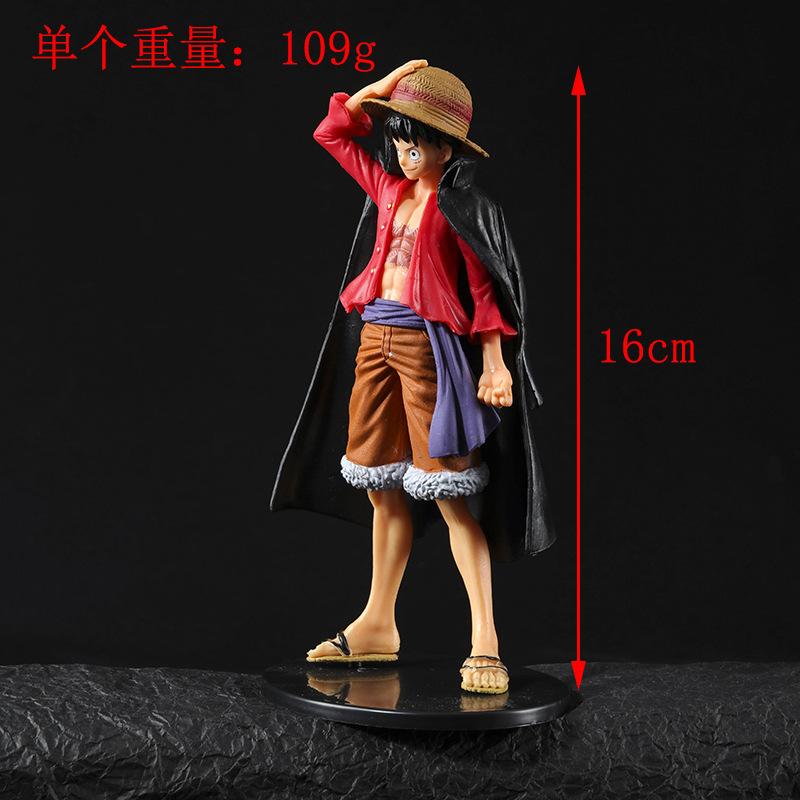 16Cm One Piece Figure Anime Cartoon Luffy Doll Toy Ornament Pvc Figurine Cute Collection Model Toys For Fans Birthday Gifts