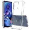 Stoßfeste Acryl-Klarhülle für Motorola Moto G54 G84 G14, transparente Hartschale, weicher Rahmen, rückseitige Abdeckung für Moto Edge 40 Neo