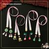 2025 New Hanfu Hair Accessories Girls Ancient Style Headwear Baby Chinese Bell Ribbon Kids Tassel Hairband Traditional Must-Have