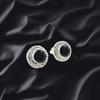 Black Onyx Gemstone 925 Sterling Silver Jewelry Handmade Studs 0.5" Women Gift EE-128-6