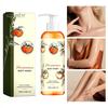 Přírodní deodorační sprchový gel Persimmon Wash, 100 ml Jemný exfoliační sprchový gel s osvěžující denní vůní ovoce, Hloubkové čištění, Šetrný