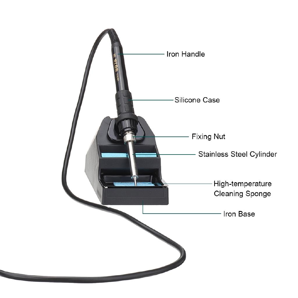 220V US/EU YIHUA 952D+ 2-in-1 SMD Rework Solder Station Soldering Iron Hot Air Heating Tool