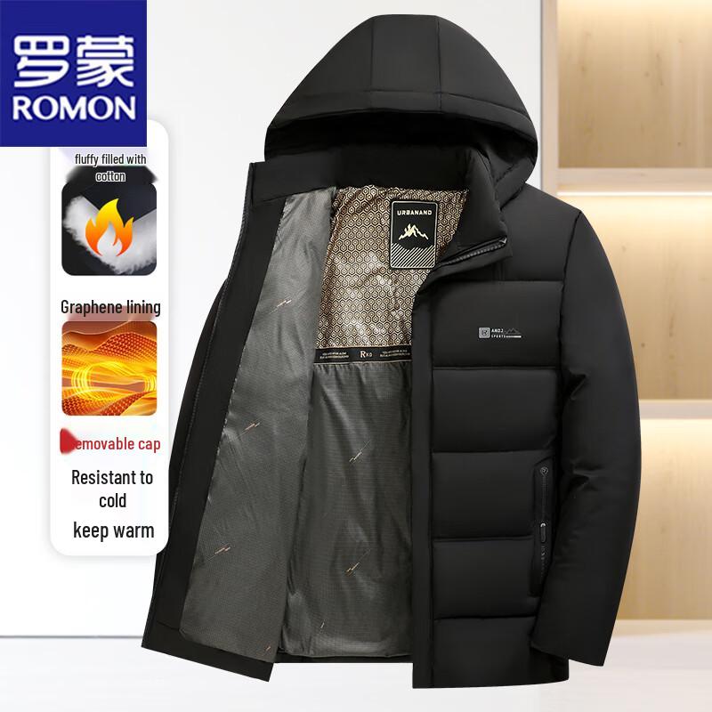 

ROMON Men s Casual Winter Padded Jacket 5XL