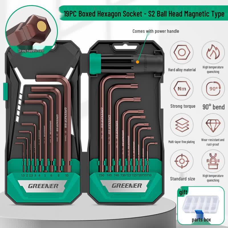 GREENER Hex Key Wrench Set