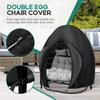 Patio Hanging Egg Chair Cover Waterproof 210D Oxford Cloth Seat Swing Egg Chair Covers Garden Dust Protector Chair Cover