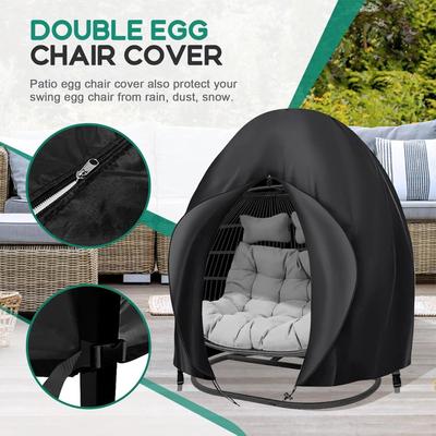 Patio Hanging Egg Chair Cover Waterproof 210D Oxford Cloth Seat Swing Egg Chair Covers Garden Dust Protector Chair Cover
