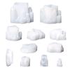 Cluster Mold Diy Epoxy Resin Decoration Rockery Icicle Candle Silicone