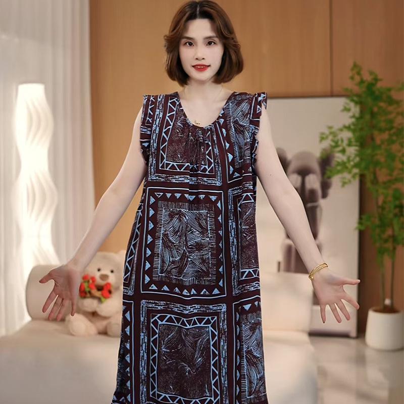 Women's Cotton Silk Camisole Pajama Dress - Summer, Loose Fit, Cute Japanese Style, Sexy and Thin, Perfect for Students