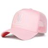 Unisex Rabbit Head Embroidery Baseball Net Caps Spring Summer Outdoor Adjustable Casual Hats Dad Hat Sunscreen Hat