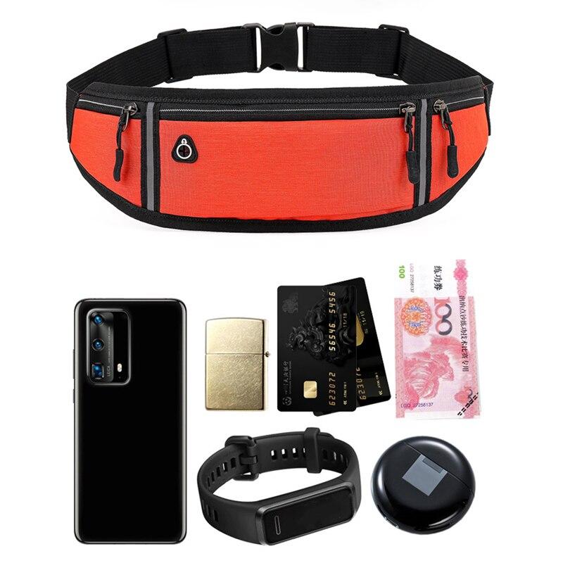 Breathable Running Waist Bag Sports Belt Pouch Mobile Phone Case Men Women Hidden Pouch Gym Belt Pack