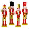 Christmas Nutcracker Figurine Decor Arts Crafts Decorative Statue Tabletop Ornament for