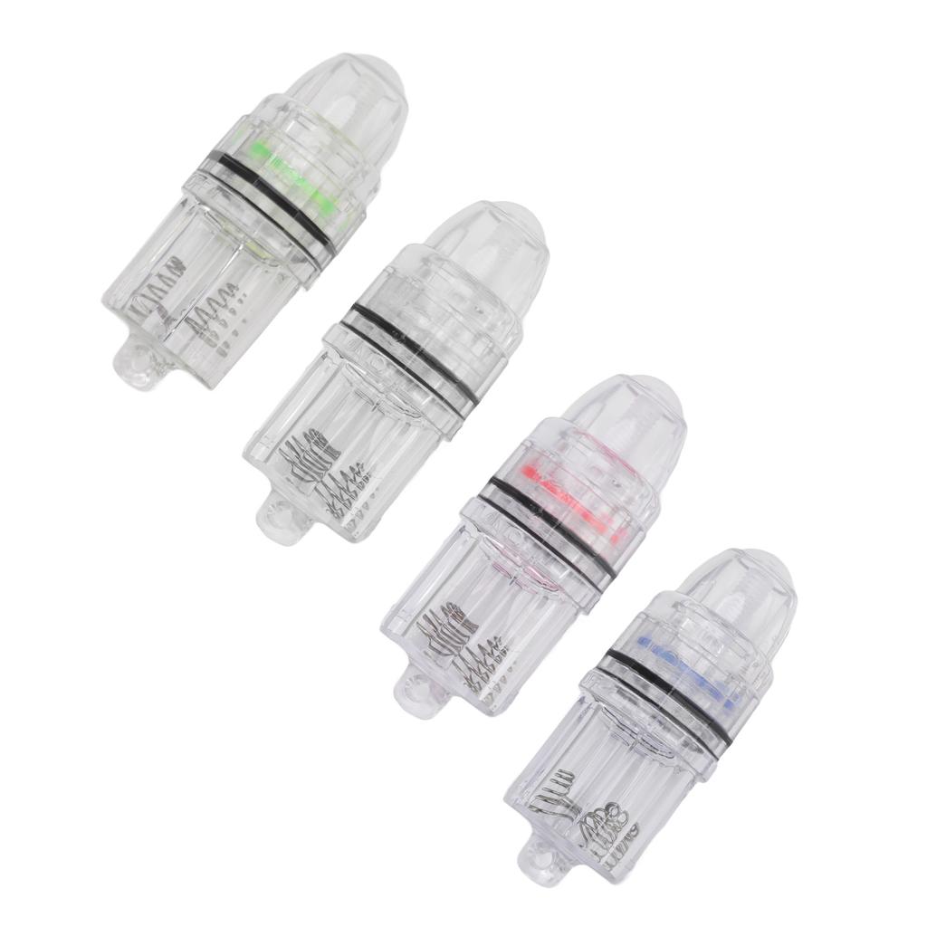 Deep Drop Fishing Light Transparent Plastic AA Battery Powered LED Fishing Light for Trolling Sea Fr