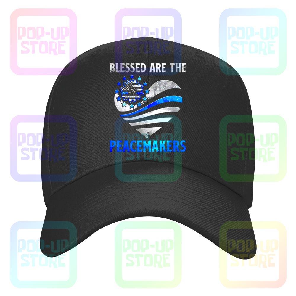 

Police Blessed Are The Peacemaker Heart Caps Baseball Cap
