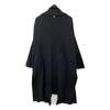 MUSE Black wool smooth knit gown coat coat F blackUsed